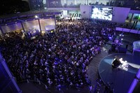 矢野顕子ライブ中の会場の様子。