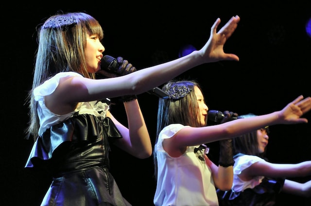 「東京女子流 2nd JAPAN TOUR 2012 ～Limited addiction～」の様子。