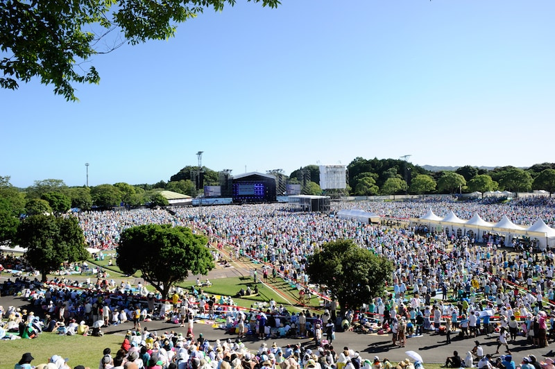 写真は2011年の「ap bank fes '11 Fund for Japan」の様子。