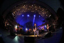 「NICO Touches the Walls FREE LIVE in 代々木公園」の様子。