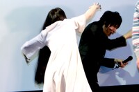 ゆうやが貞子の返り討ちにあったヒトコマ。