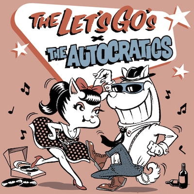 「THE LET'S GO's × THE AUTOCRATICS」ジャケット