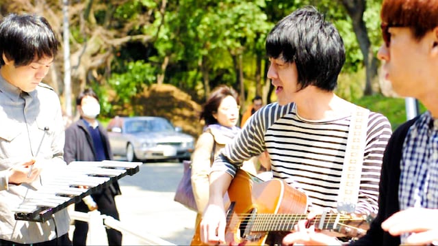 写真はThe Keysの撮影風景。