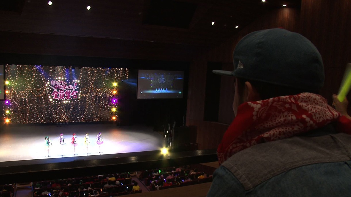 「ももクロの子供祭りだョ！全員集合」のリハーサル風景。