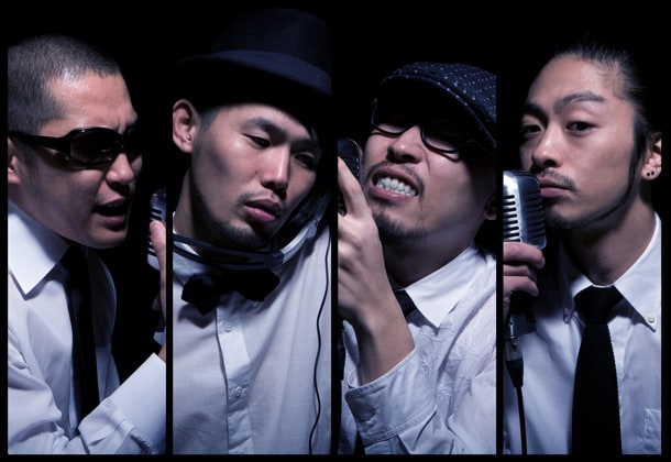 Romancrew（右端が将絢、左端がエムラスタ）