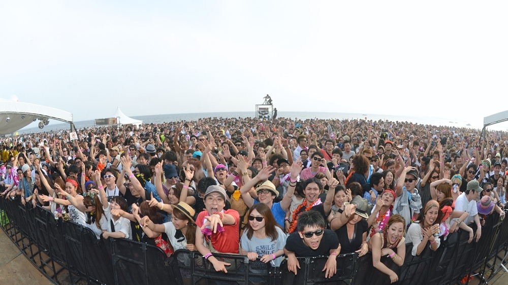 「BIG BEACH FESTIVAL '12」の模様。