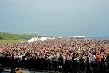 「BIG BEACH FESTIVAL '12」の模様。