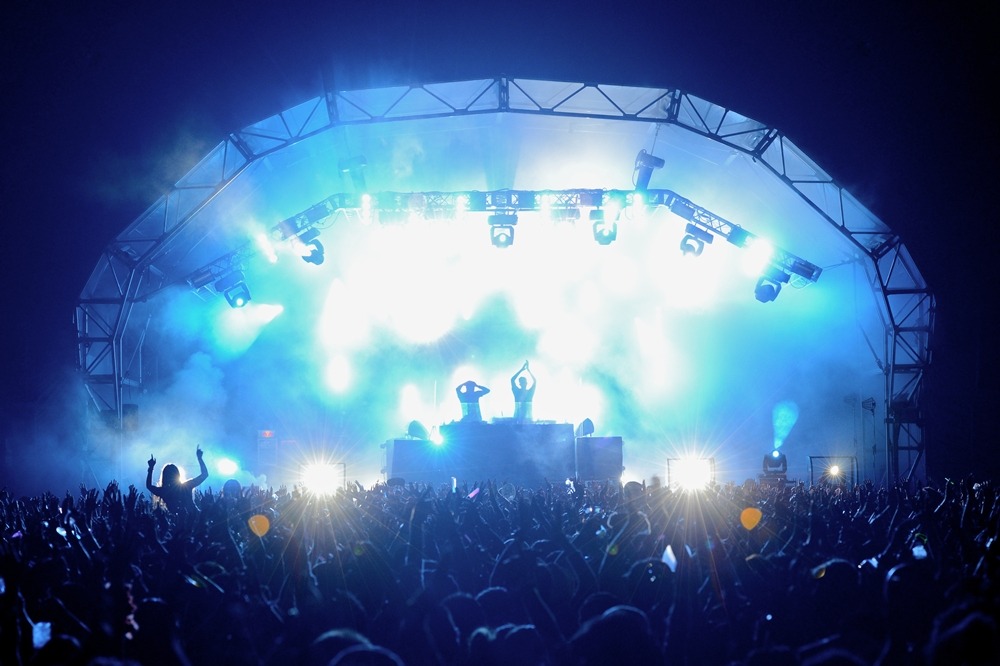 「BIG BEACH FESTIVAL '12」の模様。