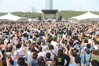 「BIG BEACH FESTIVAL '12」の模様。