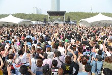 「BIG BEACH FESTIVAL '12」の模様。