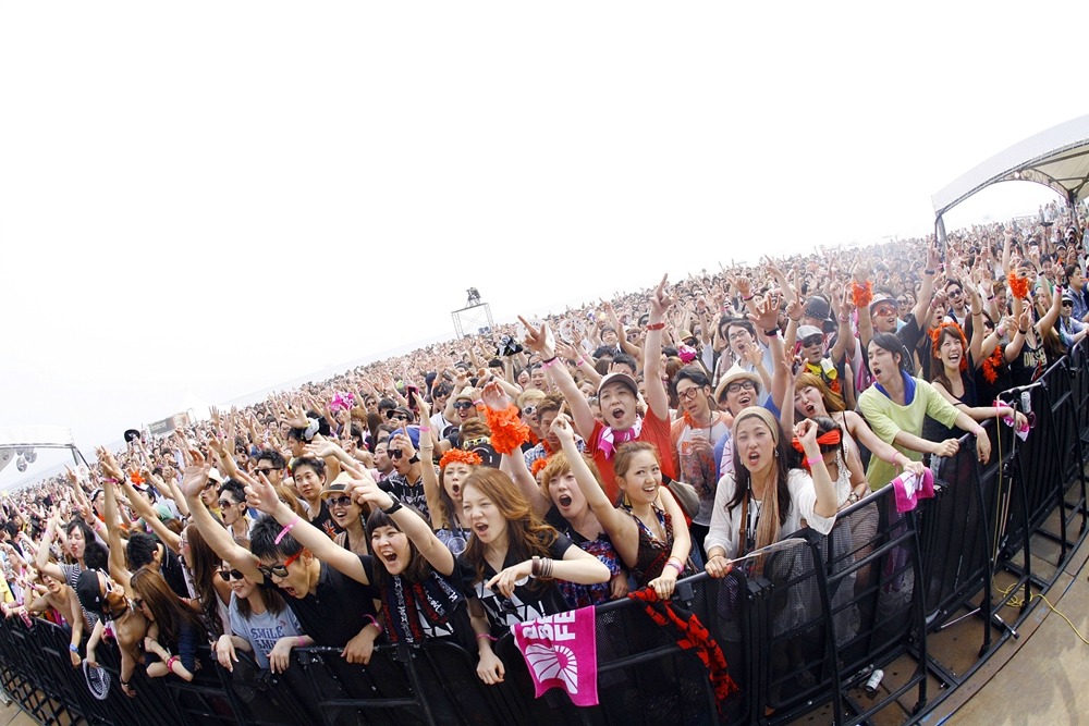 「BIG BEACH FESTIVAL '12」の模様。