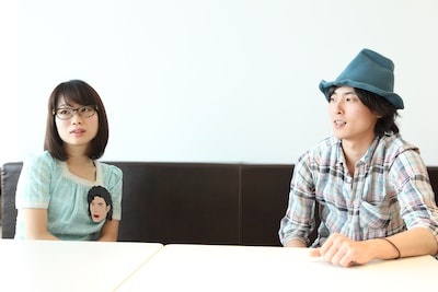 蜜（写真左から木村ウニ、橋詰遼）