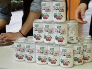 「プランジ」購入者のために用意された「プランジュース」。