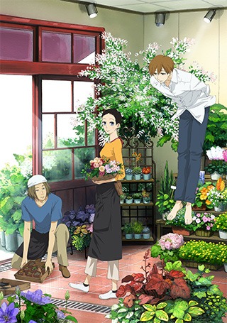 「夏雪ランデブー」キービジュアル（C）2012 河内遙 / 祥伝社 / アニメ「夏雪ランデブー」製作委員会