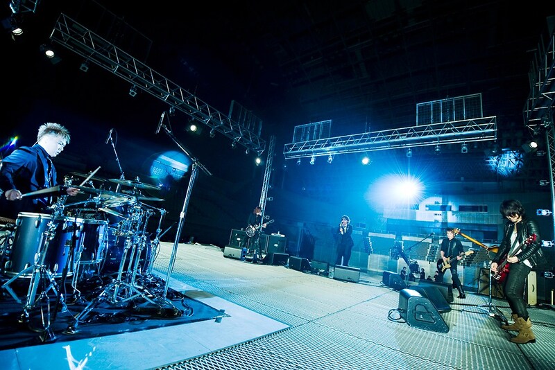 「WOWOW Presents LUNA SEA TV SPECIAL -The End of the Dream- 」収録中の様子。