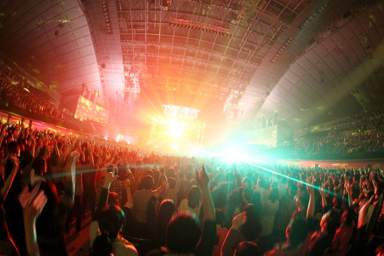 「Ground of HUMANIA」幕張メッセイベントホール公演の模様。（PHOTO BY Kamiiisaka Hajime）