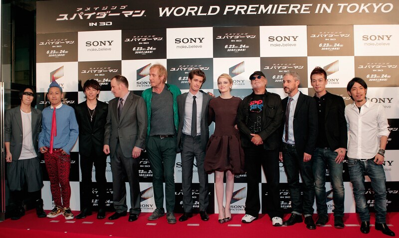写真は6月13日に行われた「アメイジング・スパイダーマン」ワールドプレミアの様子。