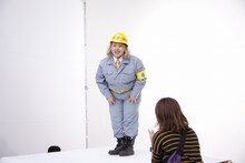 ももクロファンであるにもかかわらず、撮影は孤独な作業となった渡辺直美。最後は「大人数だと合わせるのが 大変なので、1人で良かったんです！」と強がり現場を後にした。