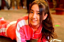 「AKB48殺人事件FILE-1」撮影中のオフショット。