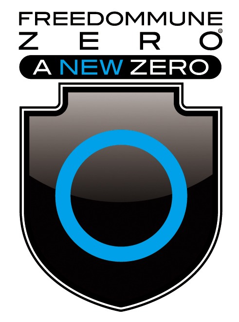 「FREEDOMMUNE 0＜ZERO＞ A NEW ZERO」ロゴ