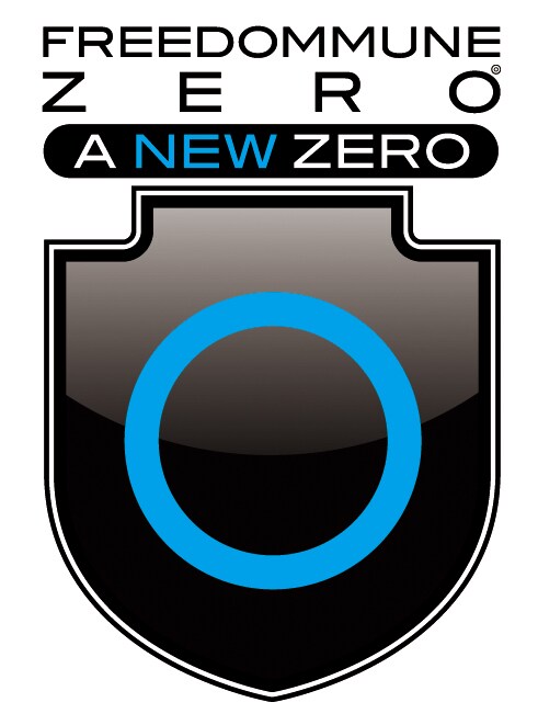 「FREEDOMMUNE 0<ZERO> A NEW ZERO」ロゴ