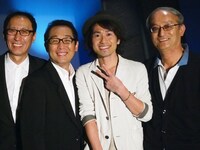 写真左から武部聡志、さだまさし、ナオト・インティライミ、石田弘エグゼクティブディレクター。