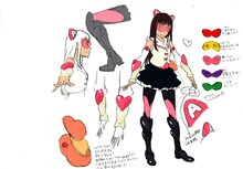 佐々木彩夏の衣装原案。