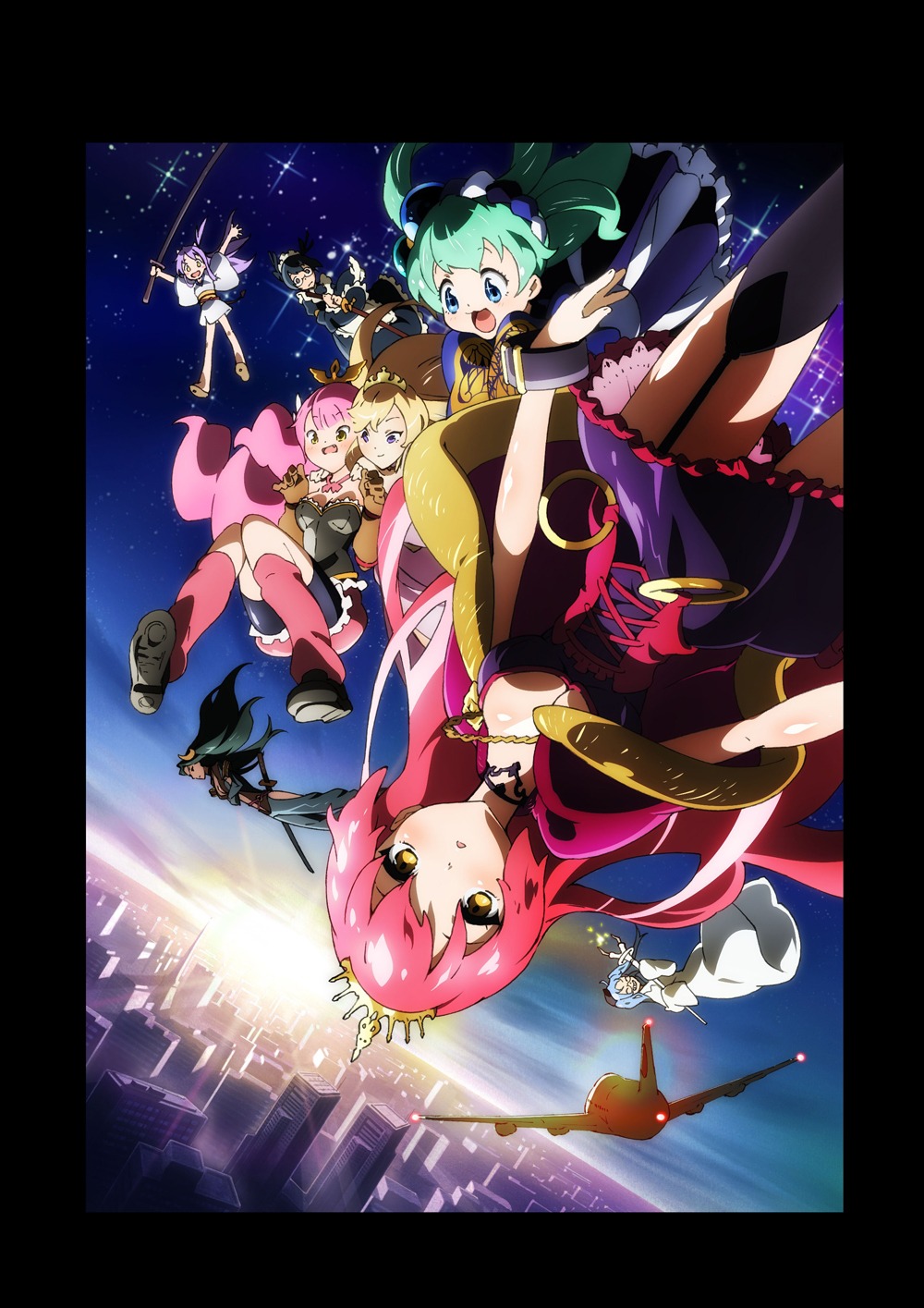 アニメ「戦国コレクション」キービジュアル / (C) KonamiDigitalEntertainment, NAS/「戦国コレクション」製作委員会