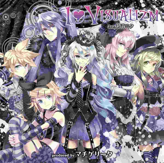 「I ▼ Visualizm feat. 初音ミク produced by マチゲリータ」ジャケット