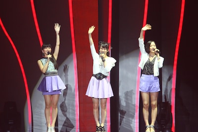 Perfumeは8月15日にニューシングル「Spending all my time」をリリースする。（写真提供：MTV Networks Japan）