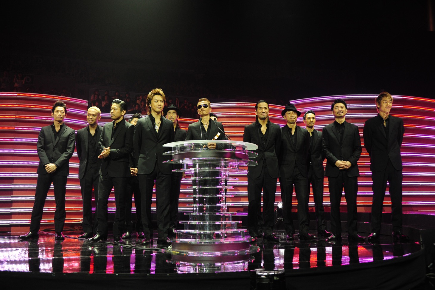 「最優秀ビデオ賞」を受賞したEXILE。（写真提供：MTV Networks Japan）