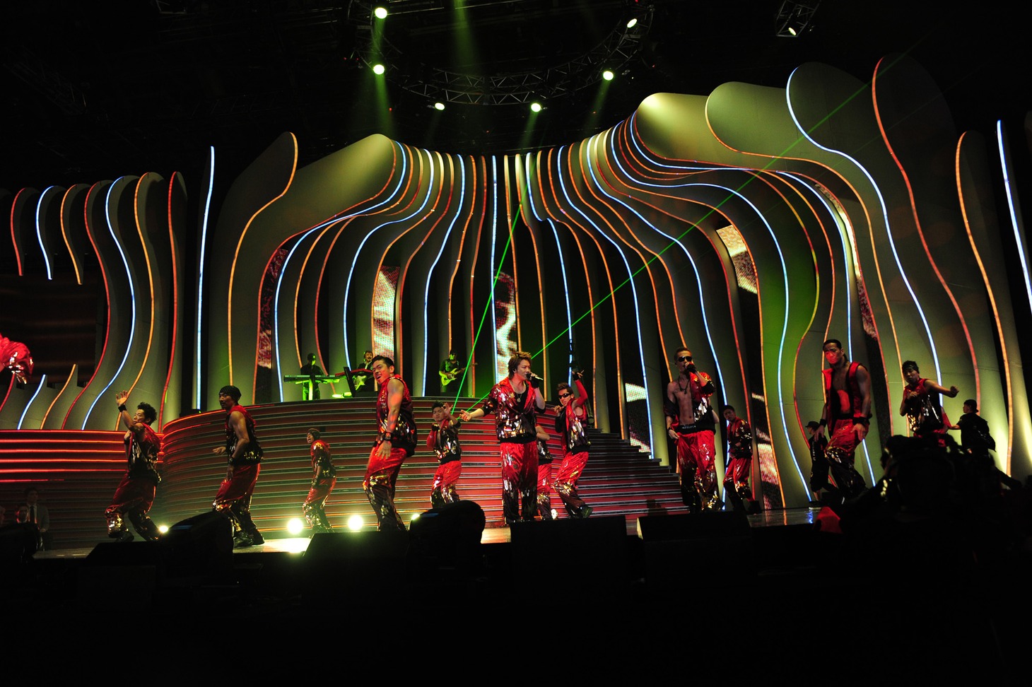 EXILEのライブの様子。（写真提供：MTV Networks Japan）