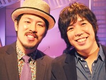 スタジオライブ収録時のスキマスイッチ。