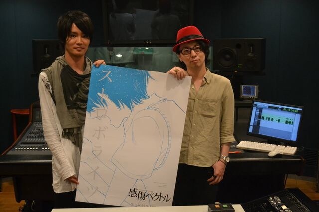 「ストロボライツ」で共演している木村良平と細谷佳正。