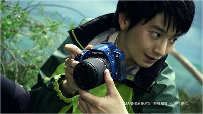 「PENTAX K-30」CM「DRIFT TURN」編のワンシーン。