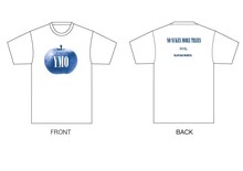 YMOとUNDERCOVERによるコラボTシャツのネイビー。UNDERCOVER青山店限定で販売。