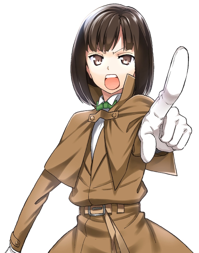 マンガ「AKB48殺人事件」に登場する探偵・前田敦子。 (C)梧桐柾木 / 小学館