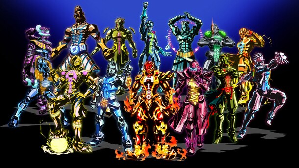 「BOW & ARROWS」ビデオクリップに登場する14人の戦士たち。