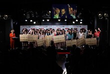 本日7月5日に行われたじゃんけん大会SKE48予備戦の様子。 (C)AKS