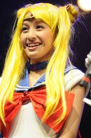 セーラームーンに扮した百田夏菜子。