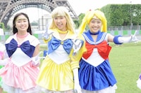 エッフェル塔を訪れたももいろクローバーZ。