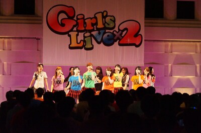 「Girl's Live×2」コラボステージの様子。