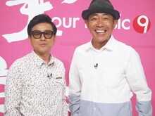 「僕らの音楽」トーク収録時の藤井フミヤと木梨憲武。