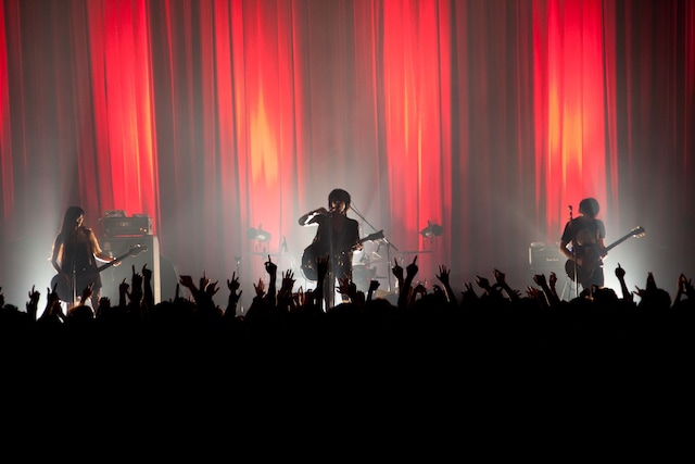 「AFOC presents VS tour "(LOVE IS LIKE A) SUMMERTIME BLUES The Circuit"」東京公演のa flood of circleのステージの様子。