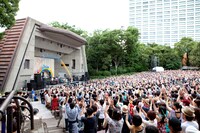 7月15日に開催されたEGO-WRAPPIN'日比谷野外大音楽堂ワンマンライブの様子。（Photo by 仁礼博）