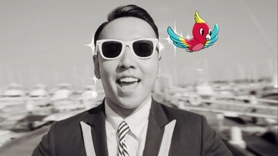 「シーサイドラバーズ」ビデオクリップのワンシーン。