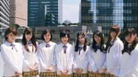 メガシャキ新CM「乃木坂46登場」編より、乃木坂46。