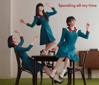 今週の人気の画像5位は「Perfume『Spending all my time』ジャケ＆アー写公開」より、シングル「Spending all my time」初回限定盤ジャケット。
