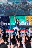 7月20日に行われた「めざましライブ」の様子。