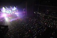 「ももクロ夏のバカ騒ぎ Summer Dive 2012 Tour」アクトシティ浜松公演の様子。